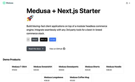 Medusa 电商零售系统开源项目教程