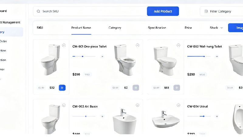 Ceramic Sanitary Ware管理系统 开源项目教程