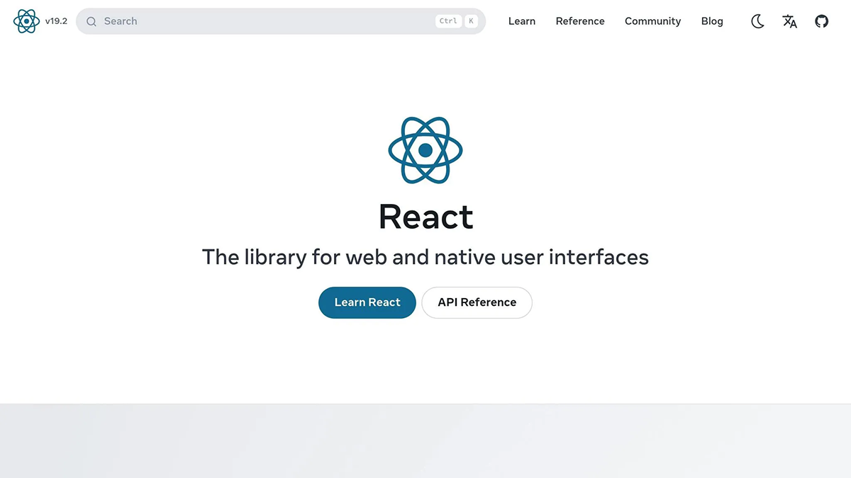 React